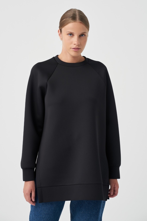 Miori - Miori Sport Puf Sweat Siyah