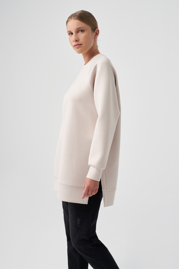 Miori - Miori Sport Puf Sweat Taş Rengi